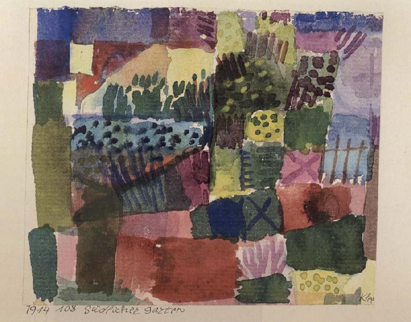 Paul Klee Southern Garden oil painting picture